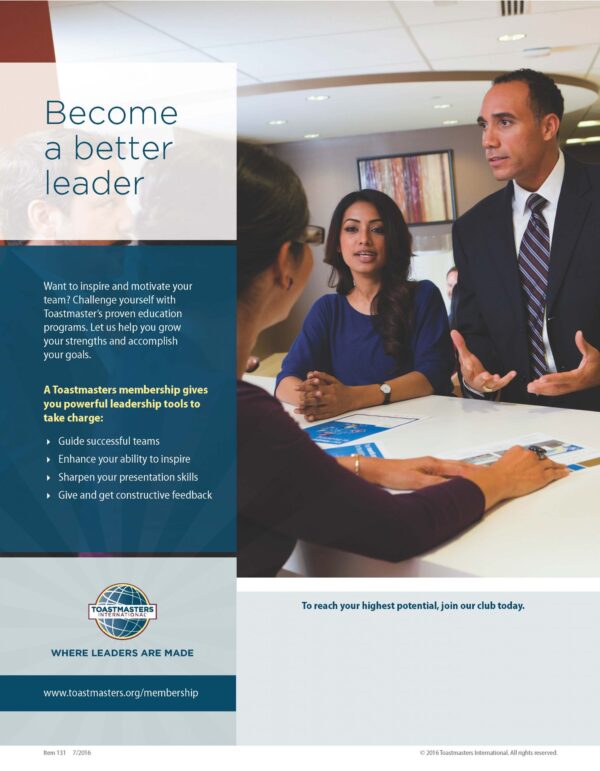 Flyer-Become a Better Leader-20 Pcs