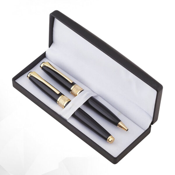Pen Set - Black & Gold Groove