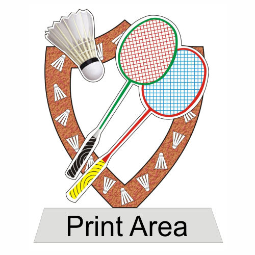Badminton Trophy - Acrylic