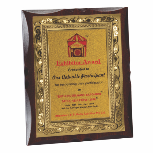 Gold/Silver Foil Plaque