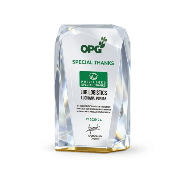 Acrylic Equal Block Award