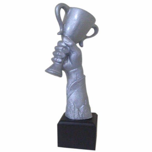 Silver Cup in Hand