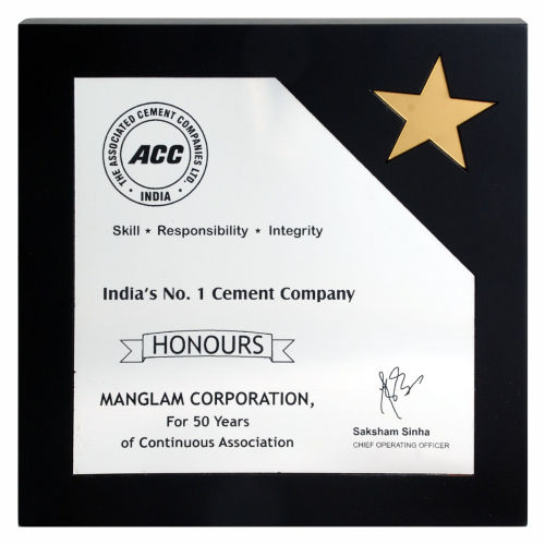 Wooden - Star Plaque