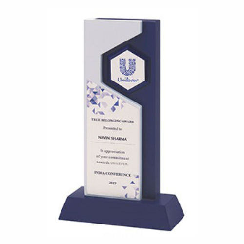Tall Blue Wood Award