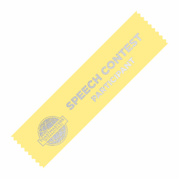 Ribbon-SPEECH CONTEST PARTICIPANT