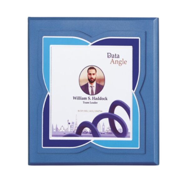 Blue Wood Plaque