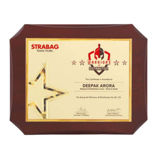 Premium Star Plaque