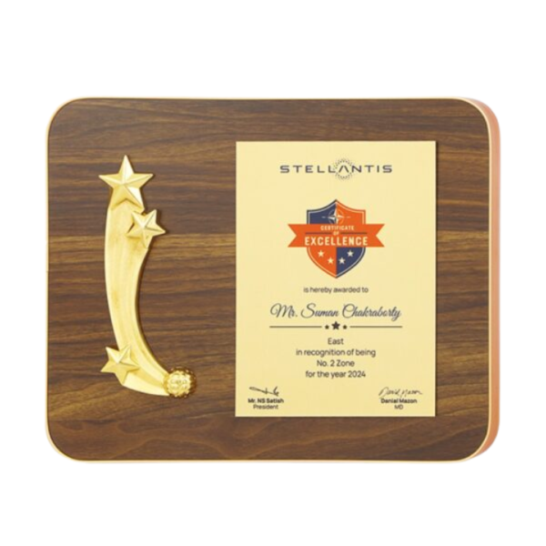 Triple Star Plaque