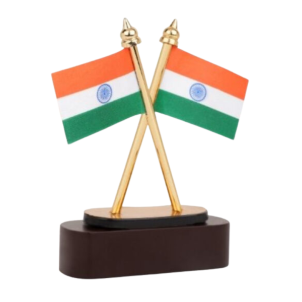 India - Twin Flags