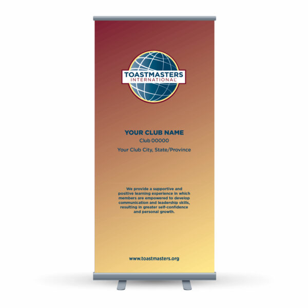 Standee – Toastmasters Club