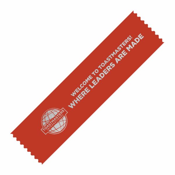 Ribbon-WELCOME TO TOASTMASTERS!