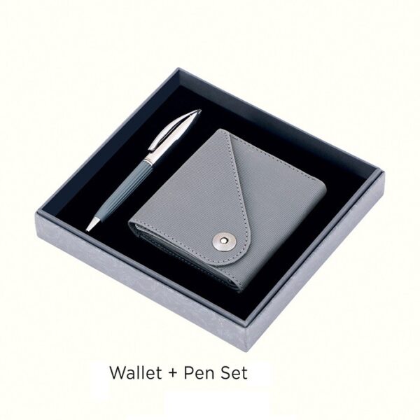 Wallet Pen Set - Grey