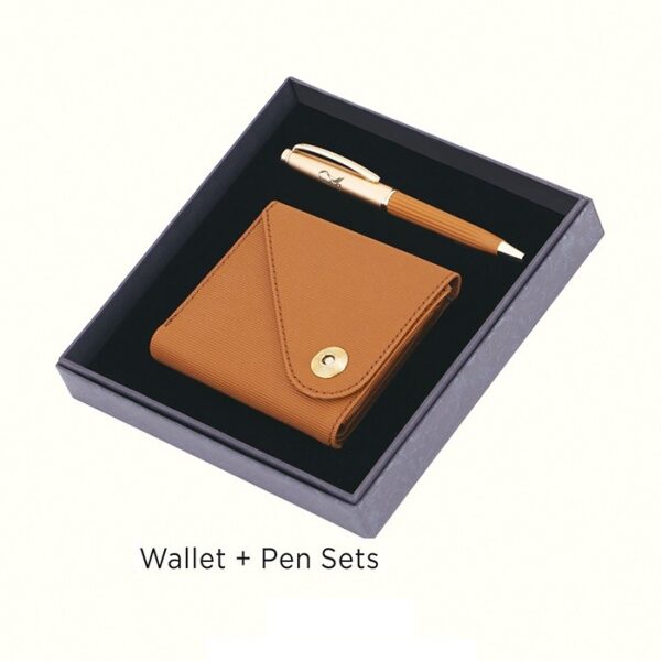 Wallet Pen Set - Tan